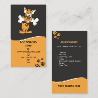 Organic & Eco-Friendly Pet Products Business Card