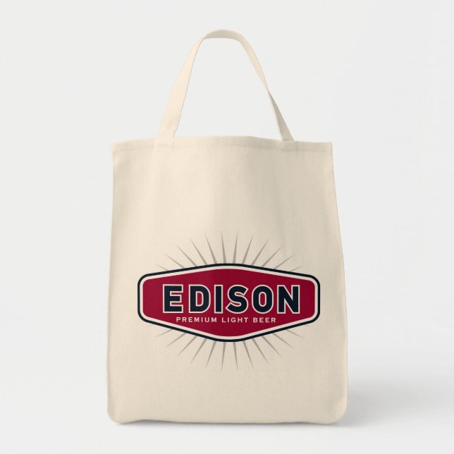 Organic Edison Shopper Tote Bag (Front)