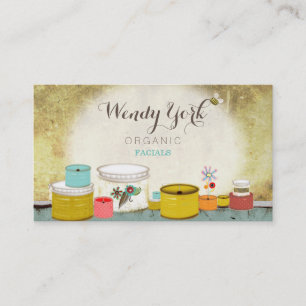 Organic Facials Appointment Card
