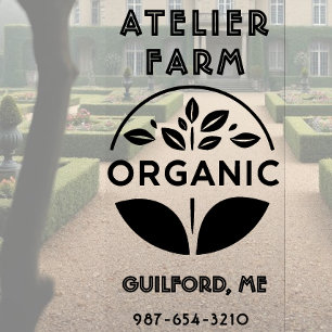 ORGANIC FARM LABEL BUSINESS or PRODUCT LEAF STAMP