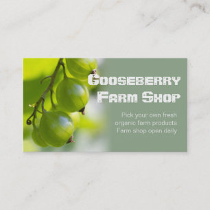 Organic Farm Products CC0209 Business Card