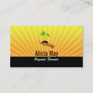 Organic Farmer Business Cards