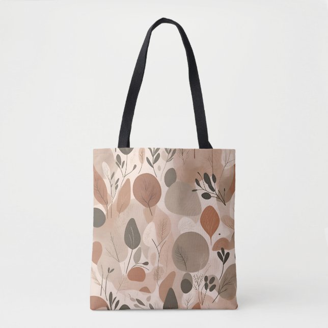 Organic Flow A Earth-Inspired Design Bags. Tote Bag (Front)