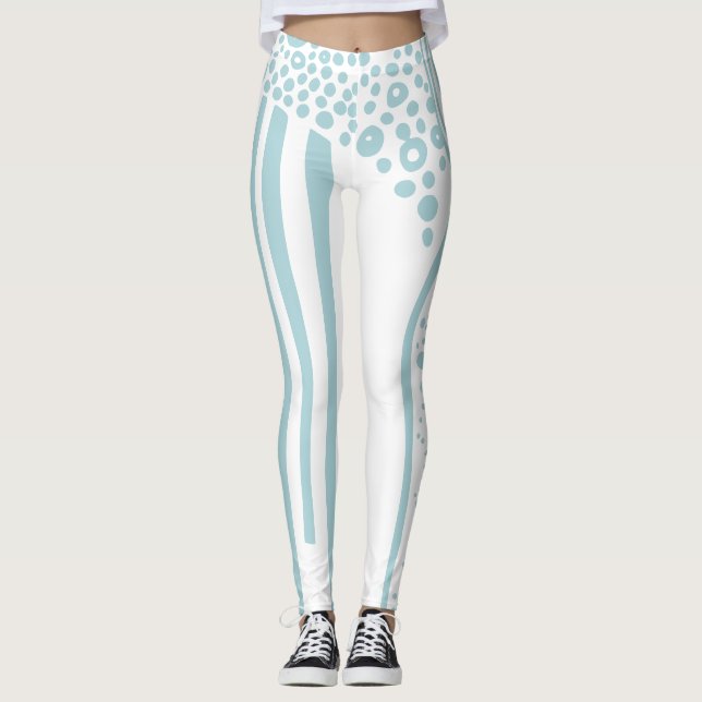 organic flow modern rustic leggings (Front)