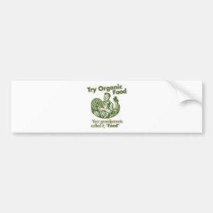 Organic Food Bumper Sticker