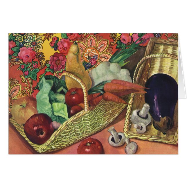 Organic Food, Garden Vegetables, Blooming Flowers (Front Horizontal)