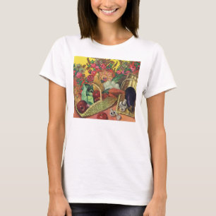 Organic Food, Garden Vegetables, Blooming Flowers T-Shirt