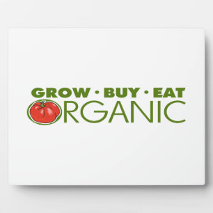 Organic Food Plaque