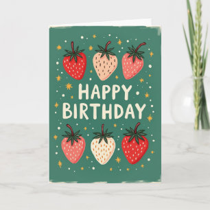 Organic Fruit Birthday Card