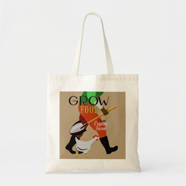 Organic Garden Tote Bag (Front)