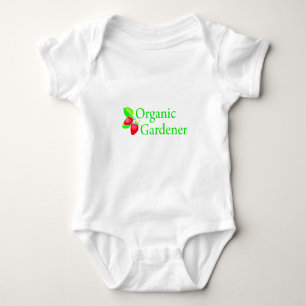 Organic Gardener - Strawberries Baby Bodysuit