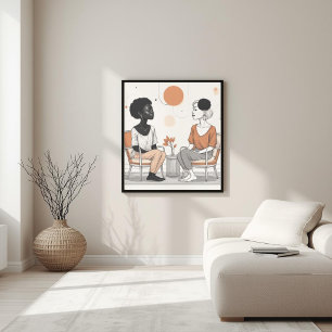 Organic Geometry – Modern Nature Fusion IV Poster
