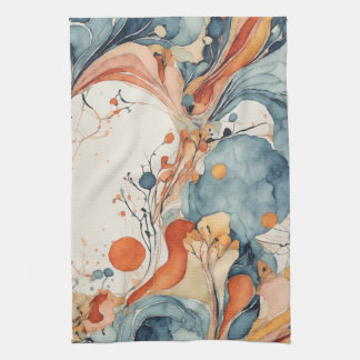 Organic Geometry Symphony Lover V3 Tea Towel