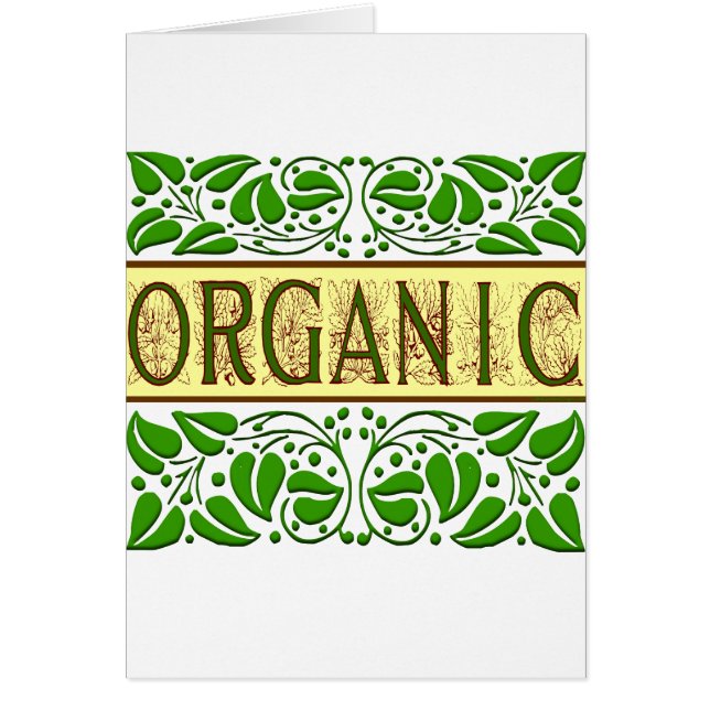 Organic Green Slogan (Front)