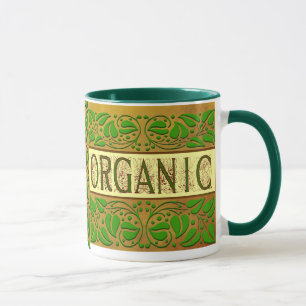 Organic Green Slogan Coffee Mug