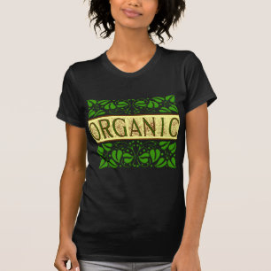 Organic Green Slogan T-shirt