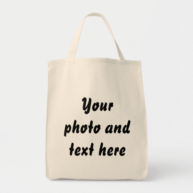 Organic Grocery Tote Bag (Front)