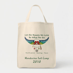 Organic Grocery Tote - Mendocino Sufi Camp 2010 Bag