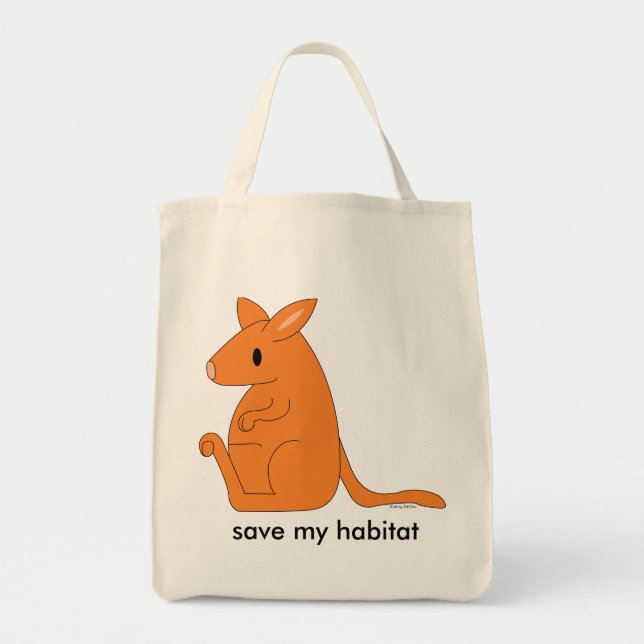 organic kangaroo grocery bag (Front)