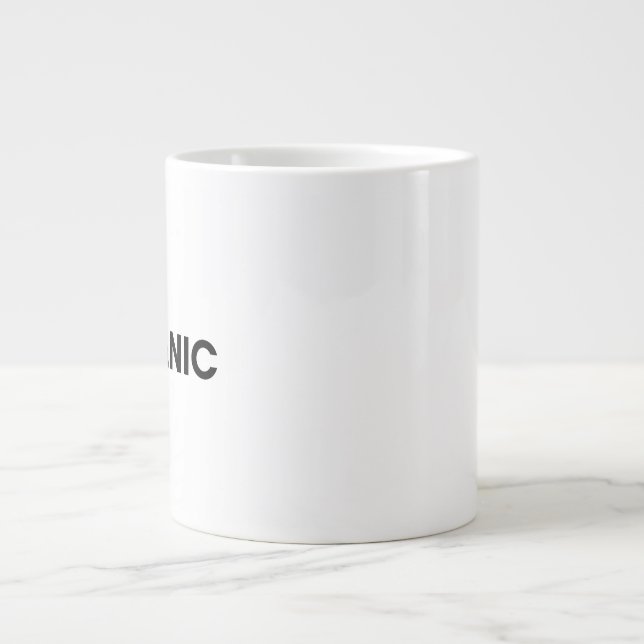 organic large coffee mug (Front)