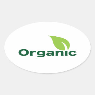organic leaf  small sticker