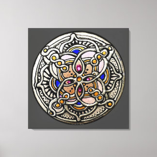 Organic Mandala Canvas Print