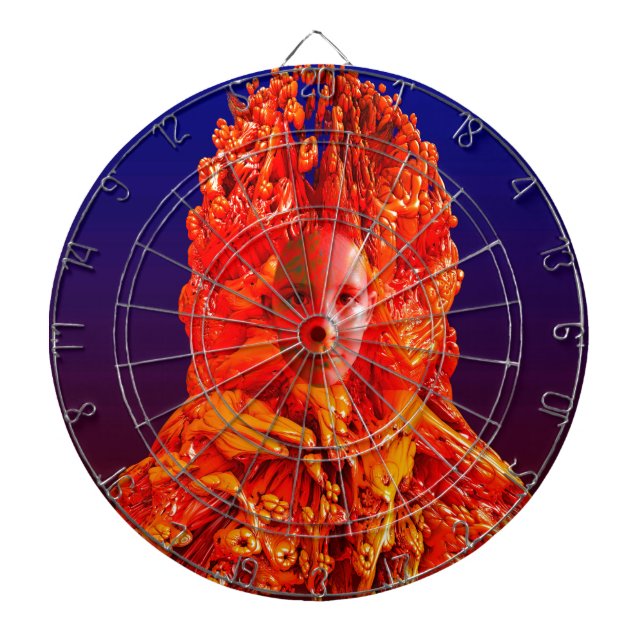 Organic Meditation Dartboard (Front)
