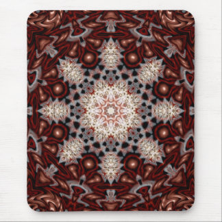 Organic Mushroom Snowflake Mousepad