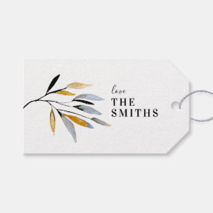 Organic Natural Christmas Holiday Gift Tag