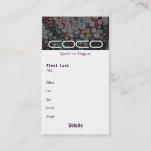 Organic Oil Business Card