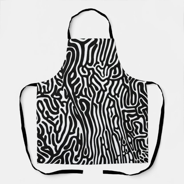 organic pattern abstract background texture nature apron (Front)