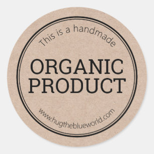 Organic Product Kraft Labels