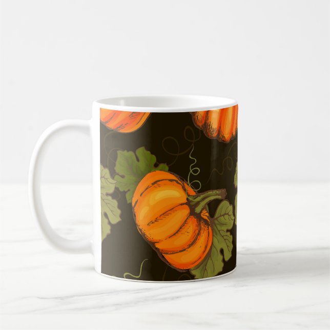 Organic Pumpkins: Farm to Table Coffee Mug (Left)