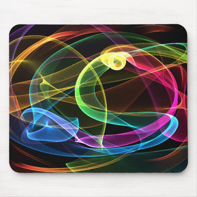 Organic Rainbow Mouse Mat (Front)