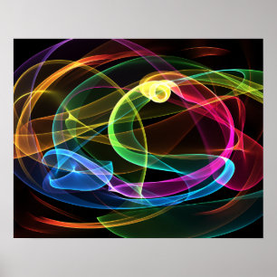 Organic Rainbow Poster