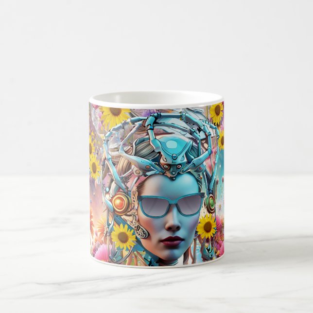 Organic Robot Coffee Mug (Center)