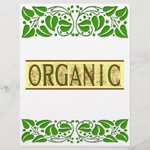 Organic Saying Flyer Template