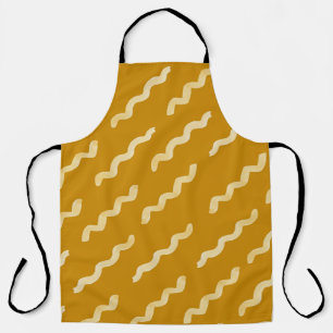 Organic shapes naive pattern. Abstract watercolor Apron