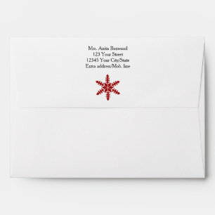 Organic Snowflakes with Address Envelope