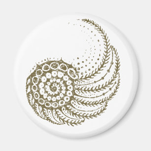 Organic spiral tan magnet