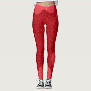 Organic Tomato Red Leggings – Custom Design