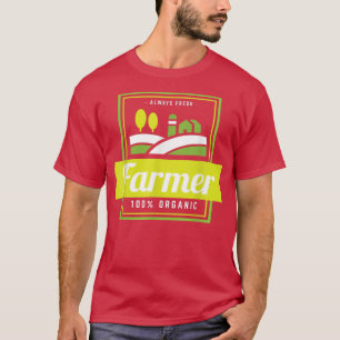 Organic Vegan Vegetarian Funny Farmer Gift Idea Be T-Shirt