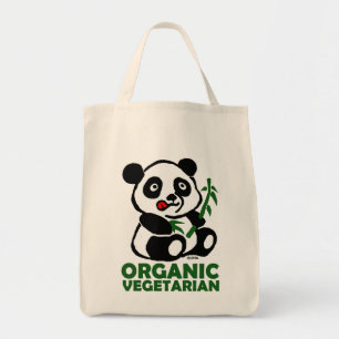 Organic vegetarian tote bag