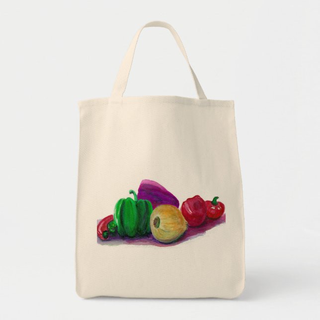 Organic Veggies Tote Bag (Front)