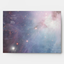 Organic violet sky stars orion nebula EDITABLE