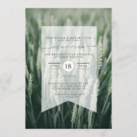 Organic Wheat | Wedding Invitation