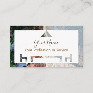 Organic wood for interior design and furniture! bu business card