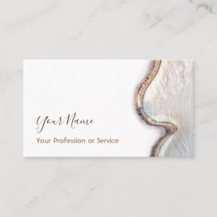 Organic wooden interior design and furnitures! bus business card