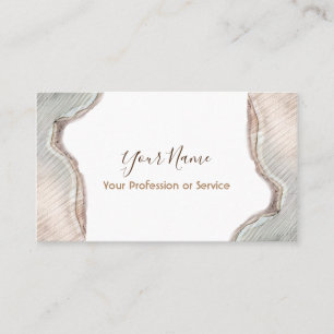 Organic wooden interior design and furnitures! bus business card