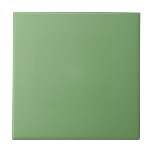 Organically Green Square Kitchen and Bathroom Tile (Front)